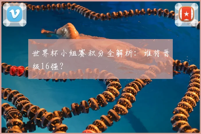 世界杯小组赛积分全解析:谁将晋级16强?
